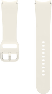 Samsung Originele Sport Band voor de Samsung Galaxy Watch 4 / 5 / 6 - 20 mm - M/L - Cream Wit - Large,Medium