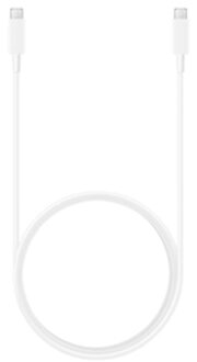 Samsung Originele USB-C naar USB-C kabel - 5A - 1.8 meter - Wit - One size