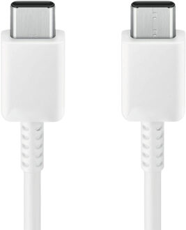 Samsung Originele USB-C naar USB-C kabel in Fabrieksverpakking - 1 meter - 45 Watt - Wit - 1m