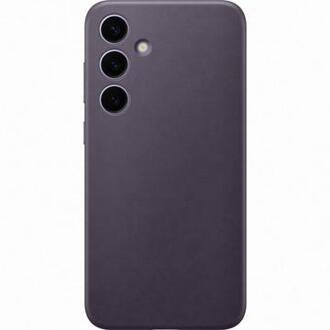 Samsung Originele Vegan Leather Case voor de Galaxy S24 Plus - Dark Violet Paars