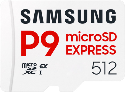 Samsung P9 Express microSDXCâ¢ Express Card 512GB White