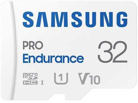 Samsung PRO Endurance + Adapter microSDXC 32GB Micro SD-kaart Wit
