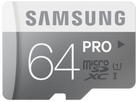 Samsung Pro microSDXC Card 64 GB Geheugenkaart
