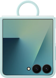 Samsung Ring Case (Silicone) voor Samsung Galaxy Z Flip7 5G Telefoonhoesje Groen