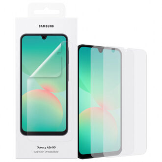 Samsung Screen Protector Case voor Galaxy A26 Telefoonhoesje Transparant