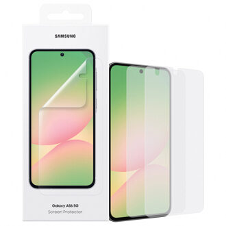 Samsung Screen Protector Case voor Galaxy A56 Telefoonhoesje Transparant