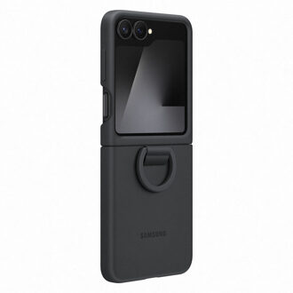Samsung Silicone Case voor Galaxy Z Flip7 FE 5G Telefoonhoesje Zwart