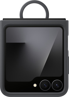 Samsung Silicone Case voor Galaxy Z Flip7 FE 5G Telefoonhoesje Zwart