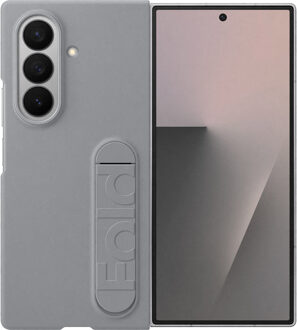 Samsung Silicone Case voor Samsung Galaxy Z Fold7 5G Telefoonhoesje Grijs