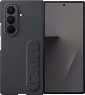 Samsung Silicone Case voor Samsung Galaxy Z Fold7 5G Telefoonhoesje Zwart