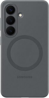 Samsung Silicone Magnet Backcover voor de Samsung Galaxy S26 Plus - Black Zwart