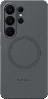 Samsung Silicone Magnet Backcover voor de Samsung Galaxy S26 Ultra - Black Zwart