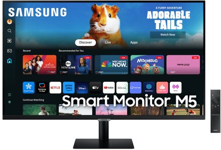 Samsung Smart Monitor M5 M50D (DM502EU) 27" Monitor Zwart