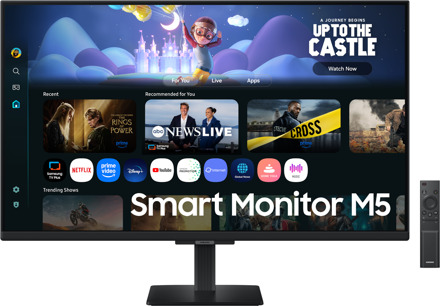 Samsung Smart Monitor M5 M50D FHD LS32FM500EUXEN Monitor Zwart