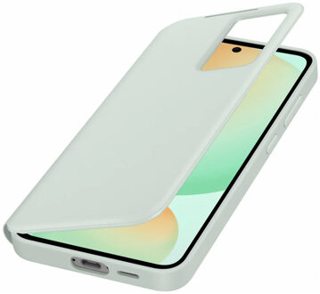 Samsung Smart View Wallet Case - voor Galaxy S24 FE Telefoonhoesje Groen