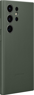 Samsung telefoonhoesje Leather Case Galaxy S23 Ultra (Groen)