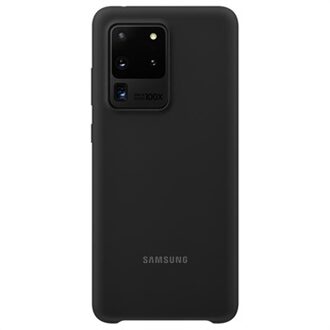 Samsung telefoonhoesje S20 ULTRA SILICONE COVER - BLACK