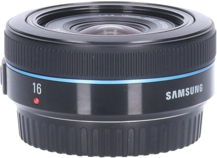 Samsung Tweedehands Samsung 16mm f/2.4 EX-W Pancake Kitlens - Zwart CM8696