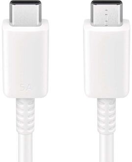 Samsung USB-C Kabel / USB-C naar USB-C kabel, 1m, 45W Oplader Wit