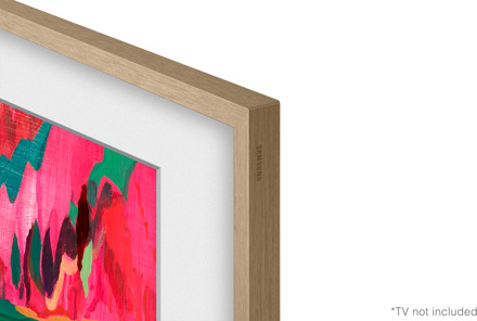 Samsung Verwisselbare lijst 85 inch The Frame Modern â Teakhout look (2025)