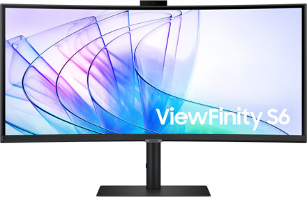 Samsung ViewFinity S6 LS34C652VAUXEN Monitor Zwart