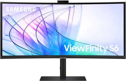 Samsung ViewFinity S6 LS34C652VAUXEN Monitor Zwart