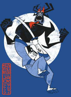 Samurai Jack Eternal Battle Men's T-Shirt - Royal Blue - L Blauw