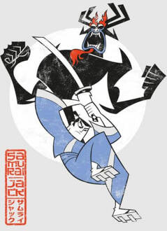 Samurai Jack Eternal Battle Women's T-Shirt - Grey - XXL Grijs