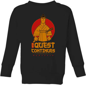Samurai Jack My Quest Continues Kids' Sweatshirt - Black - 122/128 (7-8 jaar) - Zwart