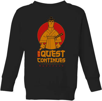 Samurai Jack My Quest Continues Kids' Sweatshirt - Black - 122/128 (7-8 jaar) Zwart