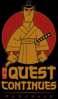 Samurai Jack My Quest Continues Women's T-Shirt - Black - S Zwart