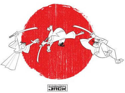 Samurai Jack Sunrise Women's T-Shirt - White - XL Wit