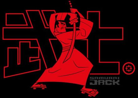 Samurai Jack Way Of The Samurai Men's T-Shirt - Black - 3XL Zwart