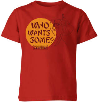 Samurai Jack Who Wants Some Kids' T-Shirt - Red - 134/140 (9-10 jaar) Rood - L