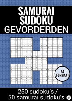 Samurai Sudoku - Gevorderden - Nr. 21 - Sudoku Puzzelboeken