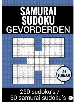 Samurai Sudoku - Gevorderden - Nr. 21 - Sudoku Puzzelboeken