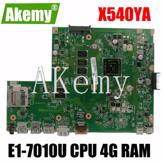 SAMXINNO For Asus GM X540YA Laotop Mainboard X540Y X540YA D540Y R540Y Motherboard W/ E1-7010U CPU 4G RAM
