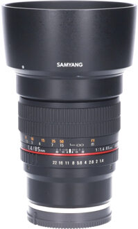 Samyang Tweedehands Samyang 85mm f/1.4 AS IF UMC Sony E CM9641 Zwart
