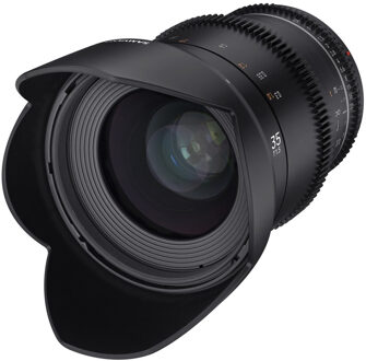 Samyang VDSLR 35mm T1.5 MK2 MILC Bioscooplens Zwart