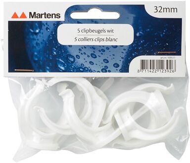 San 32 Clips Beugel Wit Zakje 5st