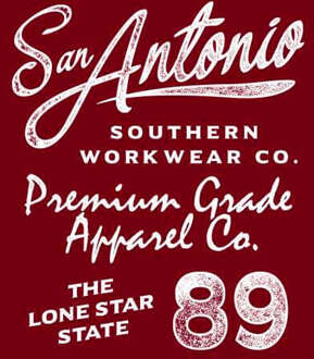 San Antonio Men's T-Shirt - Burgundy - XS - Burgundy