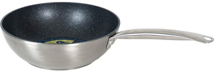 San Ignacio Aluminium Wok/wokpan Rila Met Anti-aanbak Laag 29 Cm - Wokpannen - Koken - Wokken