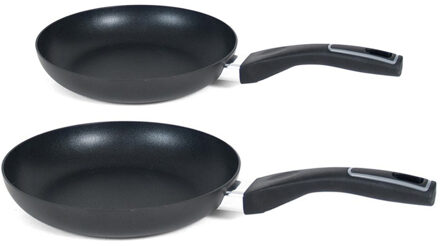 San Ignacio Koekenpannen set Gusto met anti-aanbak laag dia 18 en 24 cm - Alle warmtebronnen geschikt