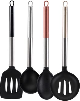 San Ignacio Set Van Sartenes Koper Plus (20,24,28 Cm) in Aluminium Geperst Met 4 Bladen En 4 Keukengerei reeks 4 kitchen utensils
