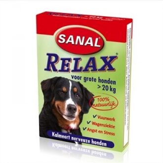 Sanal Dog Relax Kalmeringstablet Large > 20 kg 15 Tabletten