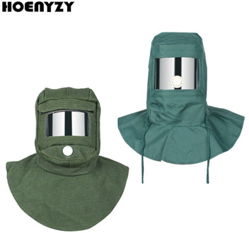 Sand Blasting Cap Anti Dust Proof Equipment Wind Respirator Sandblasting Helmet Supplies Painting Protective mask