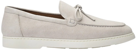 Sand Suède Lace-Up Loafer Doucal's , Beige , Heren - 43 Eu,45 Eu,44 Eu,41 1/2 Eu,39 Eu,40 Eu,42 Eu,43 1/2 Eu,41 Eu,42 1/2 EU
