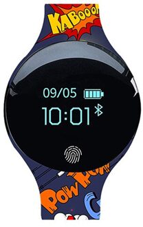 Sanda Bluetooth Smart Horloge Voor Ios Android Mannen Vrouwen Sport Intelligente Stappenteller Fitness Armband Horloges Voor Iphone Klok Mannen D02 Anime