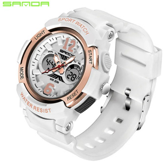 SANDA Kids Sport Watches LED Digital Children Watch Kids Watch Waterproof relogio masculino Boys Girls Alarm reloj hombre