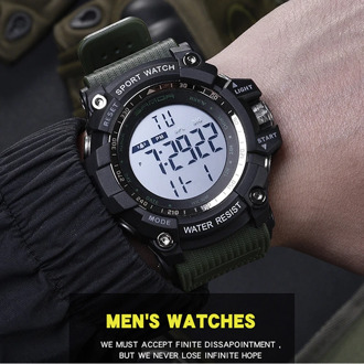 SANDA Men Digital Watch Military Wirstwatches New Men Outdoors Sport Watch Alarm Stopwatch Led Clock Erkek Saat Reloj Hombre